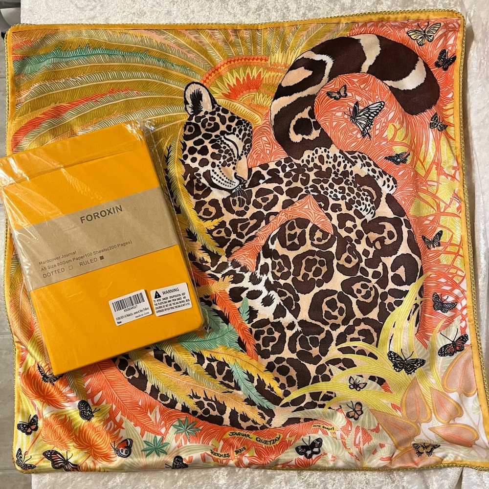 Velvet Pillow Case & Notebook